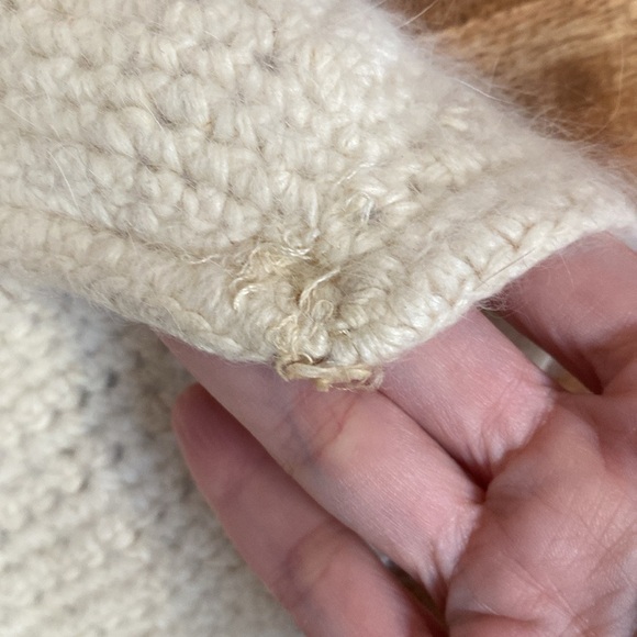 VTG 60’s Ivory Mohair Floppy Hat - Picture 12 of 13